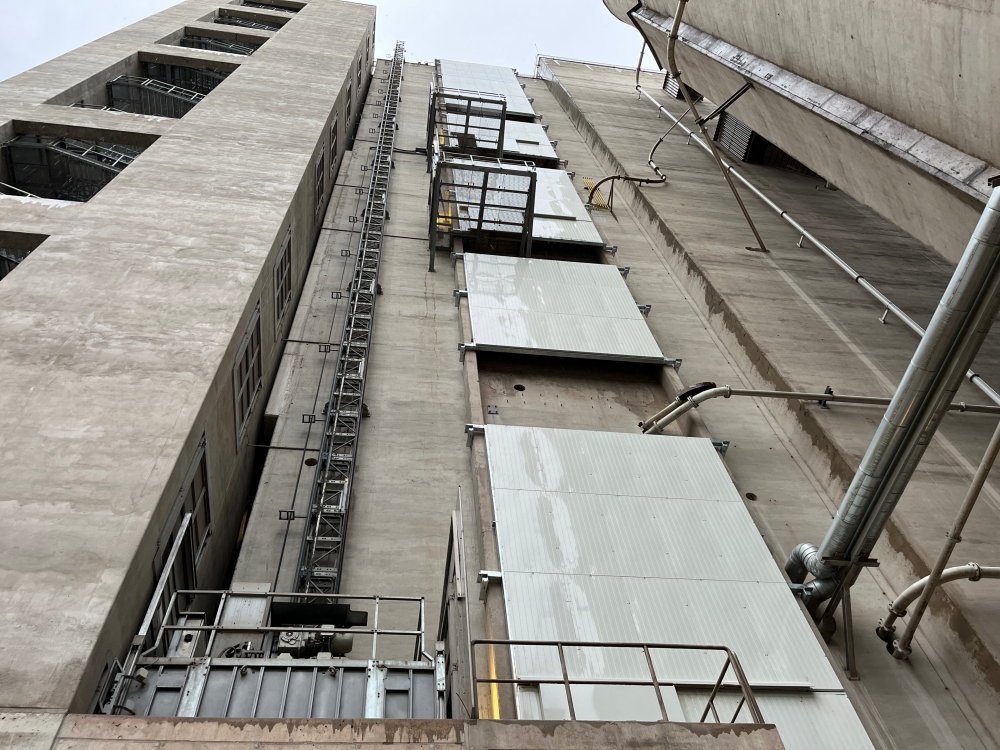 Soundproofing of a cement factory in Austria