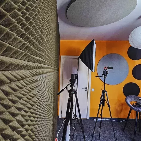 Акустические панели и модернизация Podcast Studio