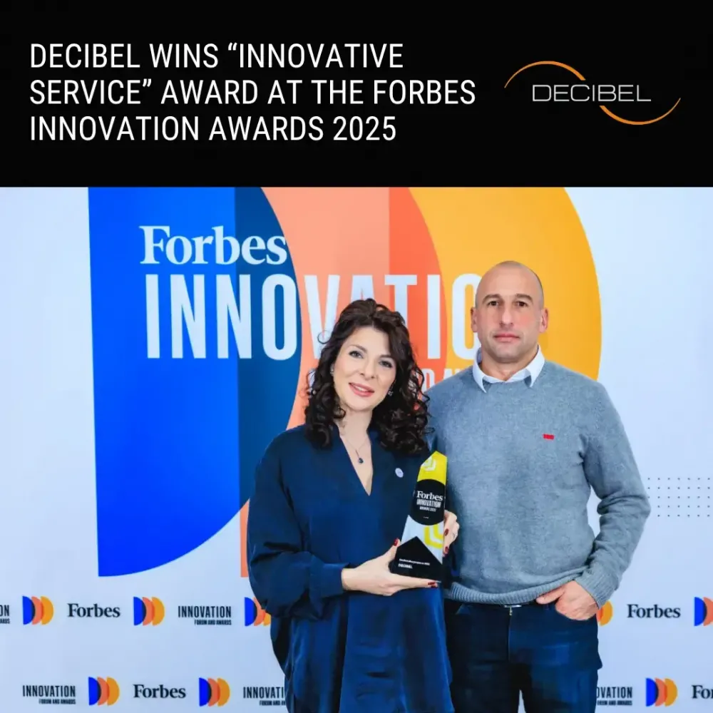 DECIBEL побеждает в категории «Инновационный сервис» на премии Forbes Innovation Awards 2025