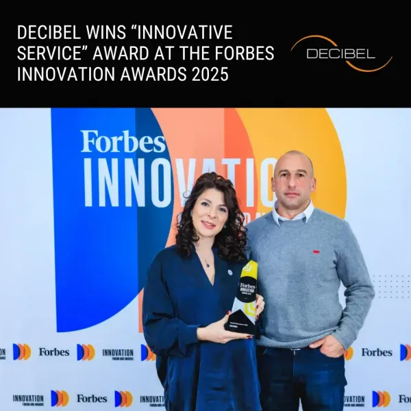 DECIBEL побеждает в категории «Инновационный сервис» на премии Forbes Innovation Awards 2025
