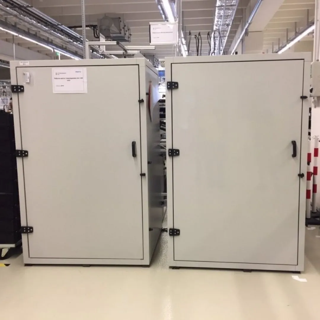 Звукоизоляция машин в производственном цехе, FESTO